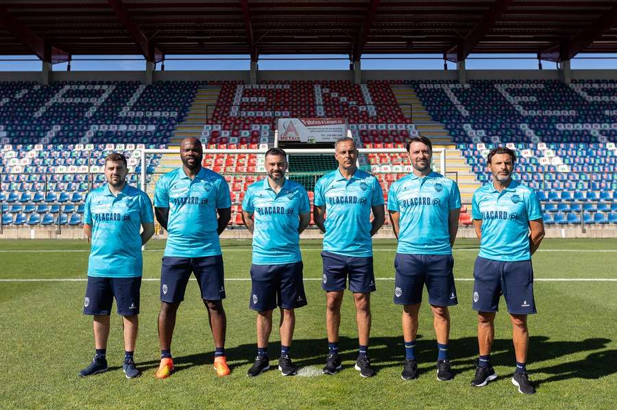 A equipa técnica de José Gomes