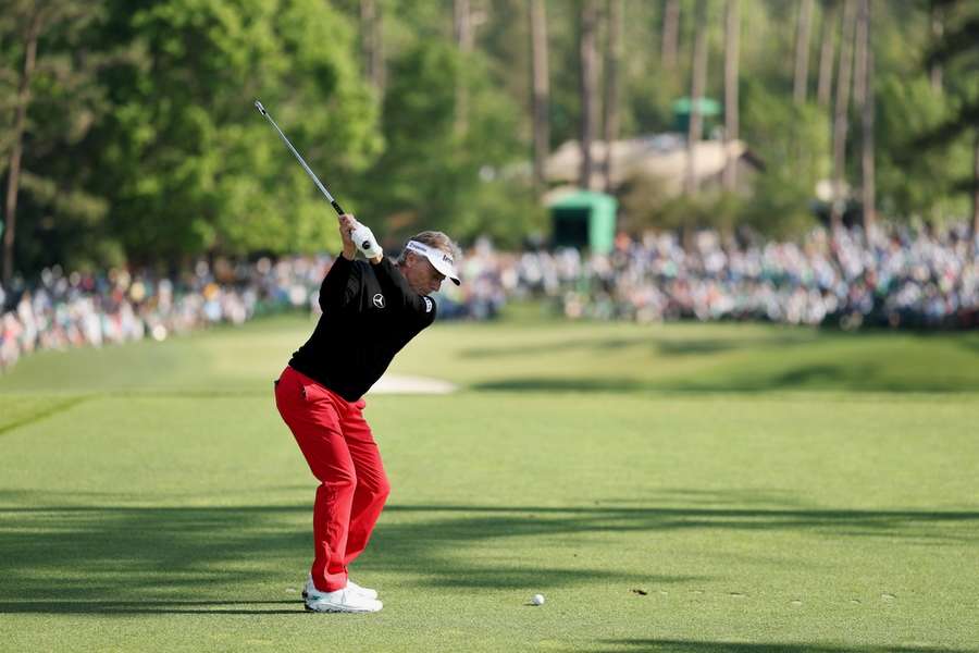 Bernhard Langer bei seinem Masters-Abschied in Augusta.