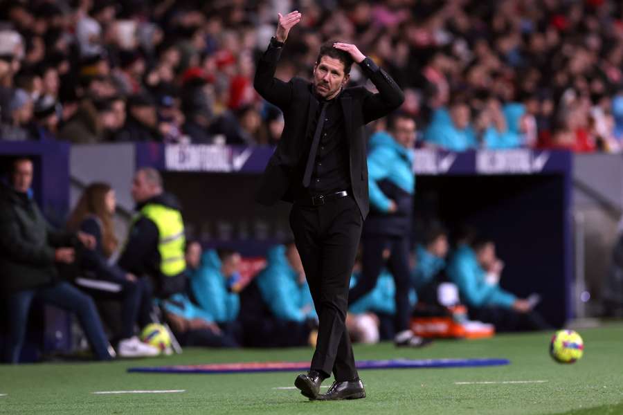 Diego Simeone, entrenador del Atlético de Madrid