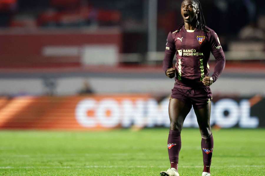 Ricardo Adé, jugador del Liga de Quito y de la selección de Haití Ricardo Adé, jugador del Liga de Quito y de la selección de Haití