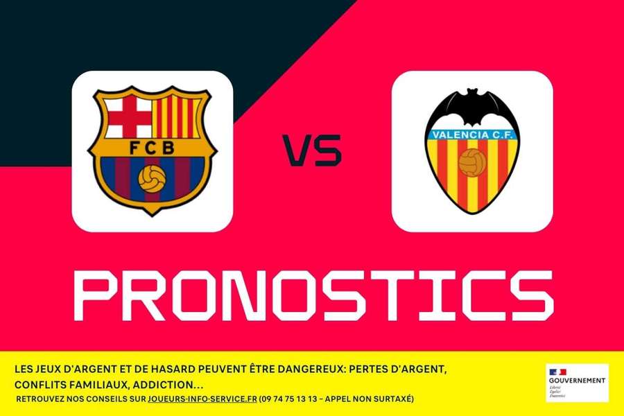 Barcelone - Valence : pronostics, meilleurs paris et cotes (LaLiga EA Sports)