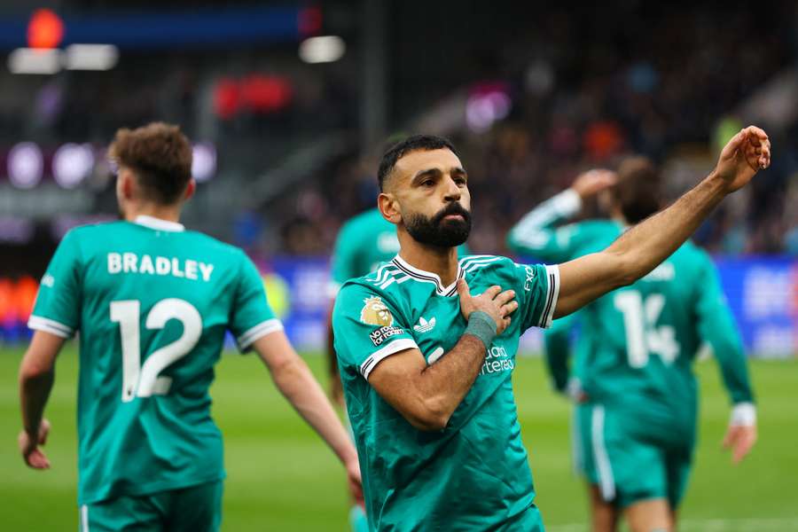 Salah scored from the spot in the final minutes