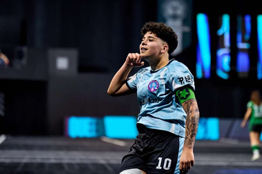 Yesenia Ortiz celebra su golazo