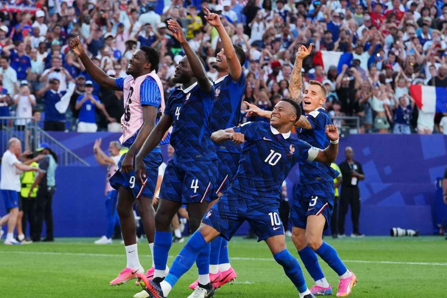 France are into the quarter-finals. France are into the quarter-finals.