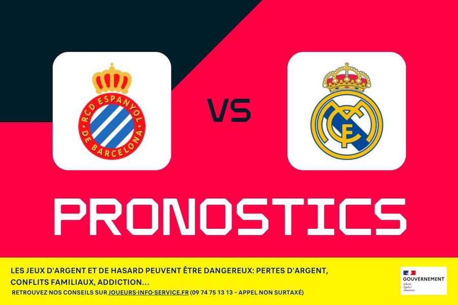 Espanyol - Real Madrid : pronostics, meilleurs paris et cotes (Liga) Espanyol - Real Madrid : pronostics, meilleurs paris et cotes (Liga)