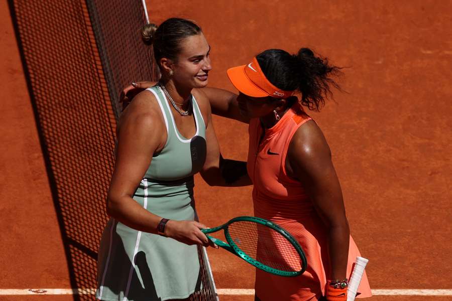 Sabalenka et Osaka à Madrid en avril. Sabalenka et Osaka à Madrid en avril.