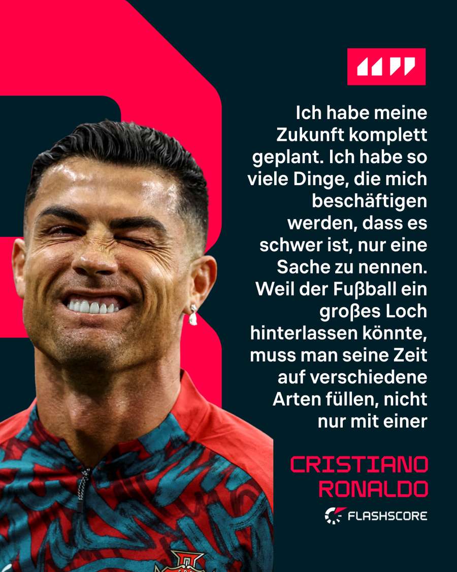Ronaldo will ein Vermächtnis hinterlassen Ronaldo will ein Vermächtnis hinterlassen