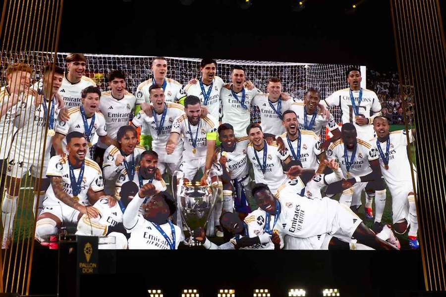 Real Madrid cucerind Liga campionilor