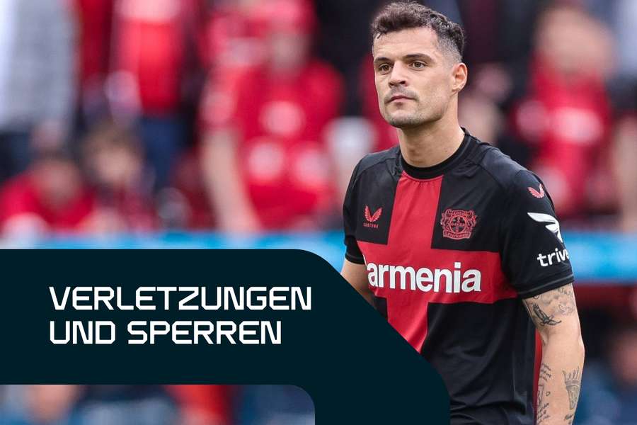 Granit Xhaka wird Bayer 04 Leverkusen am Samstag gegen Stuttgart fehlen.