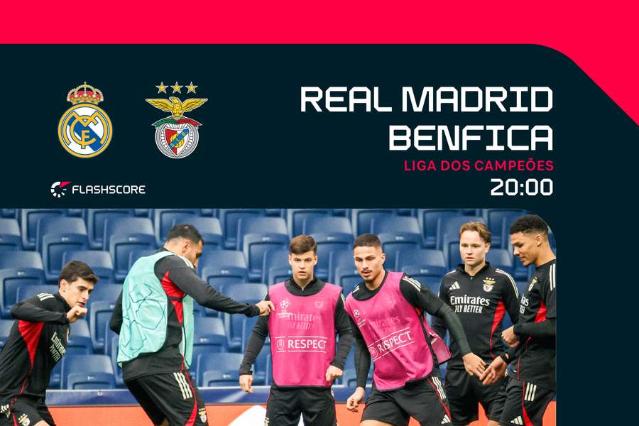 Benfica visita Real em Madrid