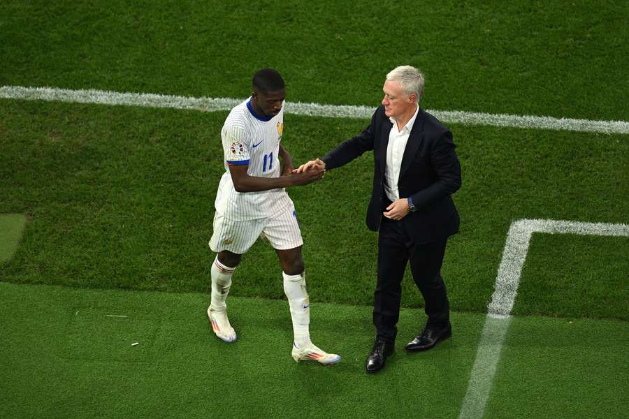 Ousmane Dembélé e Didier Dechamps