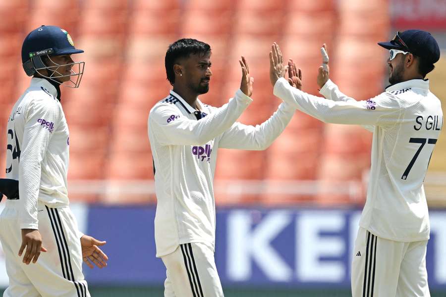 Manav Suthar took seven wickets in the match for India
