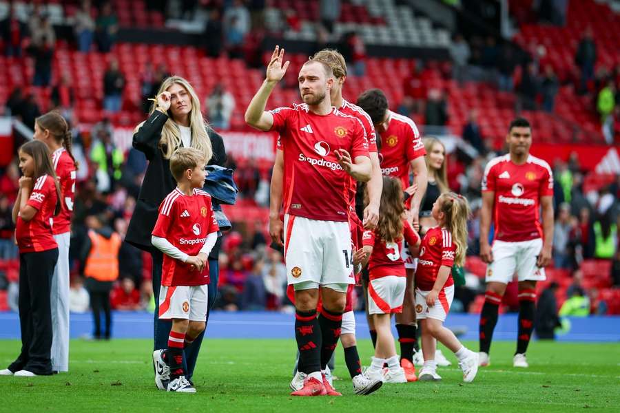 Eriksen admits Man Utd were "lucky" to not be relegated after "a lot of lows this season"