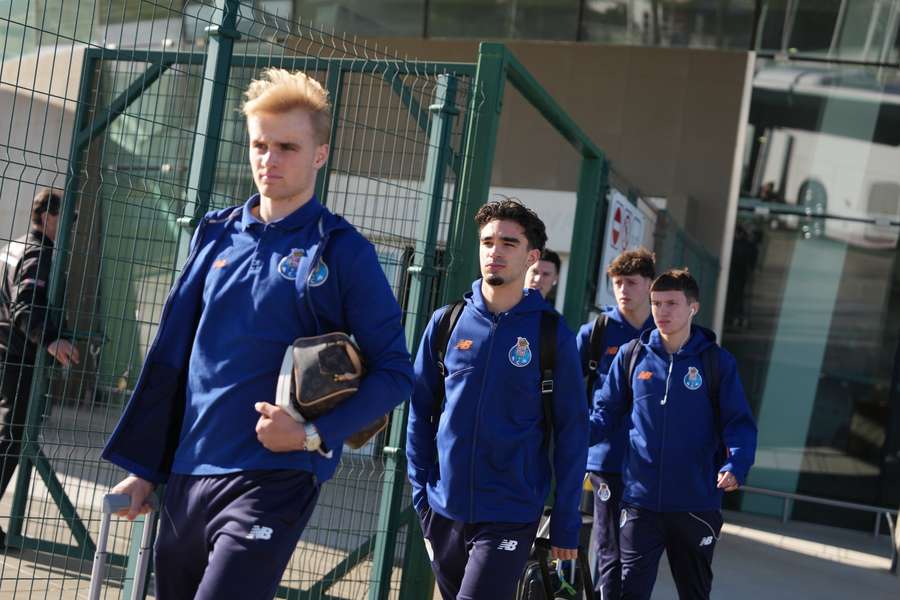 Mateus Mide, Duarte Cunhae Martim Chelmik seguem Victor Froholdt Mateus Mide, Duarte Cunhae Martim Chelmik seguem Victor Froholdt