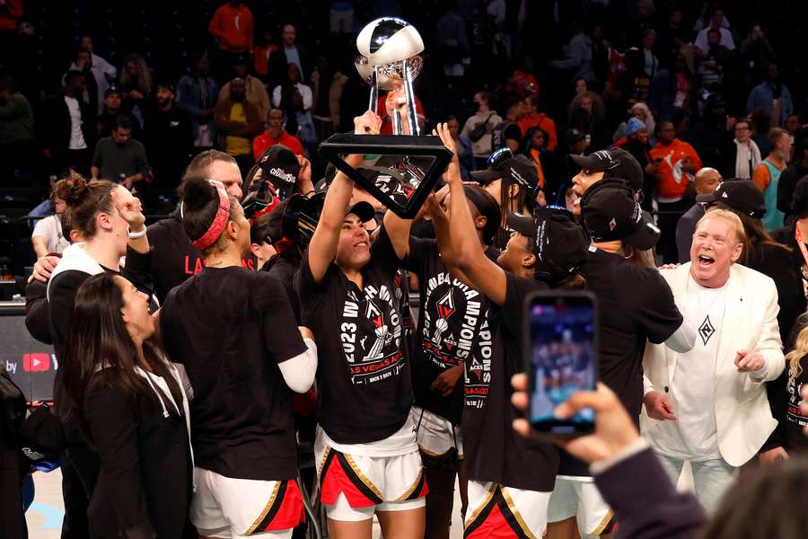 O Las Vegas Aces conquistaram o bicampeonato da WNBA