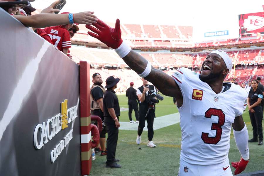 Cardinals safety Budda Baker is all smiles after signing a $54 million contract extension