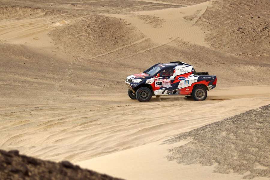 Ruben Faria em representação de Portugal no Dakar
