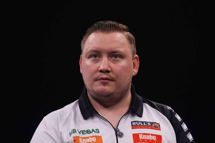 Martin Schindler beim Grand Slam of Darts.