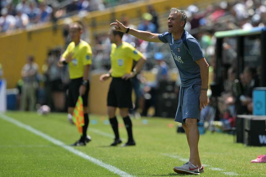 Luis Enrique, entrenador del PSG