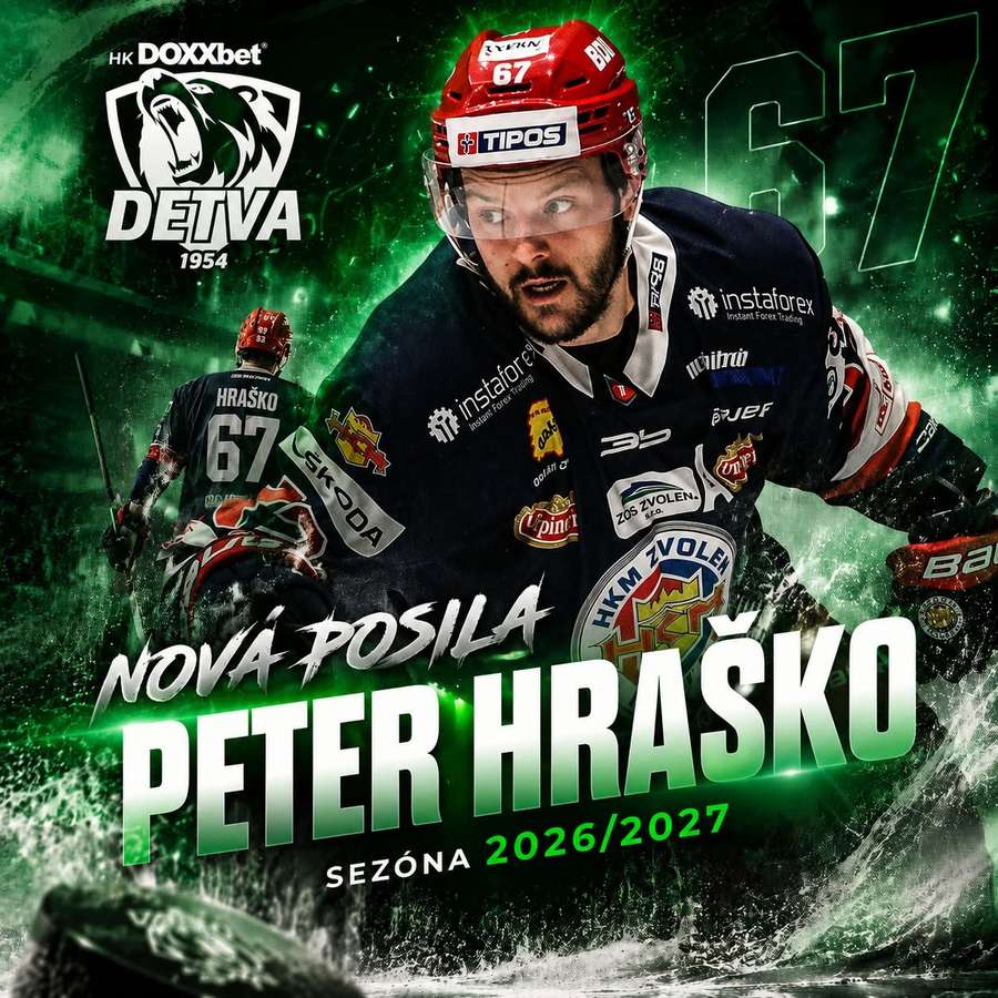 Hraško prináša do mužstva množstvo skúseností. Hraško prináša do mužstva množstvo skúseností.