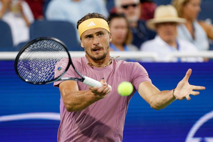 Alexander Zverev no Open de Cincinnati