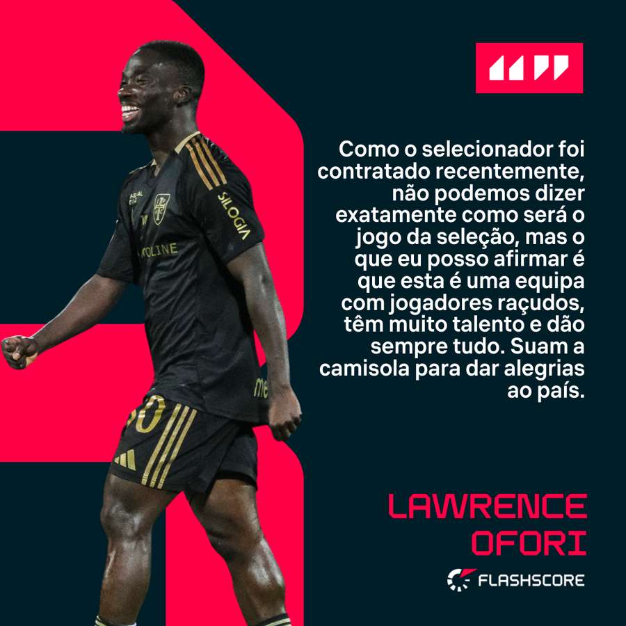 Ofori analisa a seleção