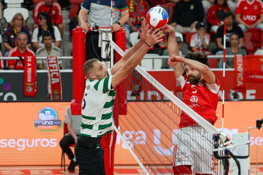 Sporting repetiu o 3-0 do João Rocha, desta vez no Pavilhão da Luz