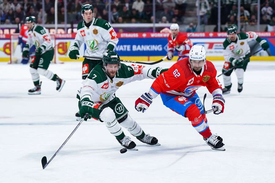 ZSC Lions Zurich (red) secured a maiden Champions Hockey League title