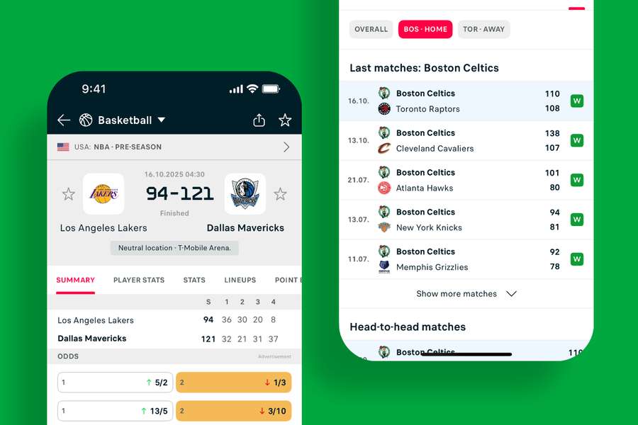 Match results Match results