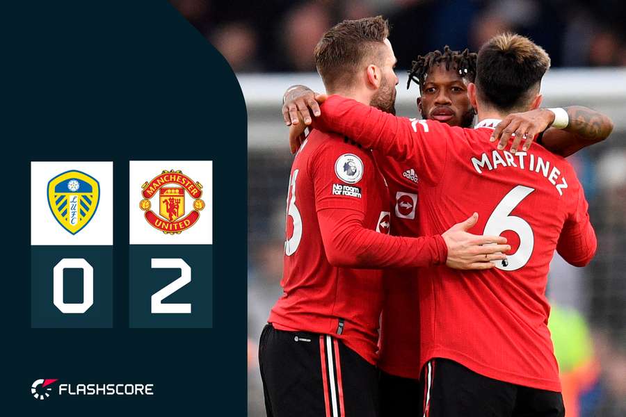 Manchester United s-a impus cu 2-0 pe Elland Road