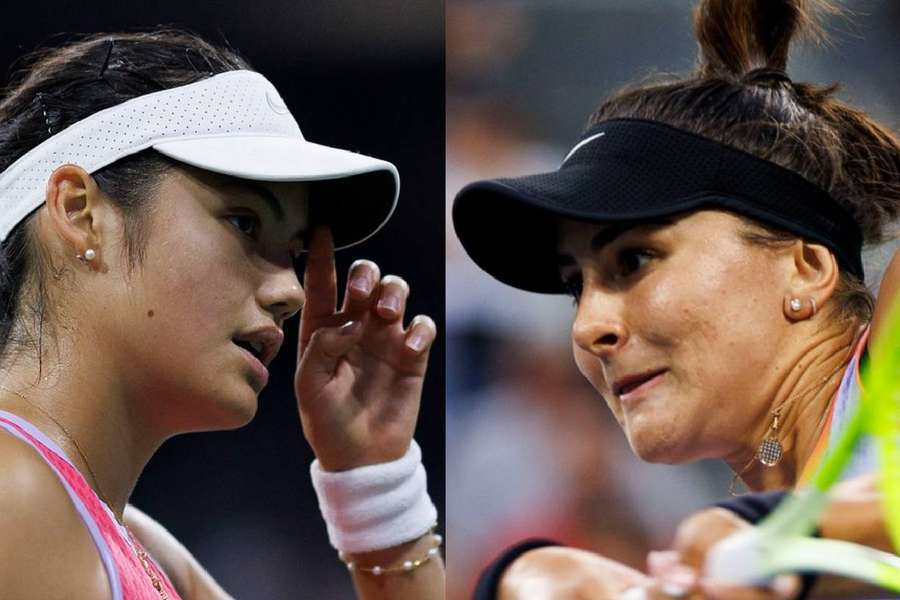 Emma Răducanu și Bianca Andreescu 