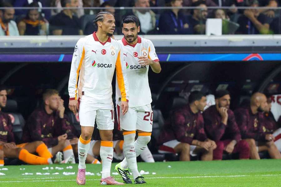 Leroy Sané und Ilkay Gündogan Leroy Sané und Ilkay Gündogan