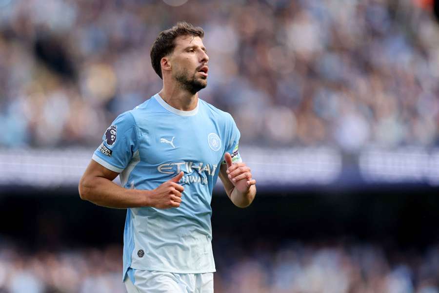 Rúben Dias em ação pelo City Rúben Dias em ação pelo City
