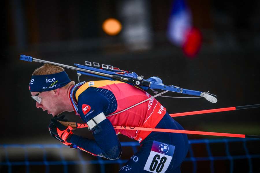 Johannes Boe trop fort.