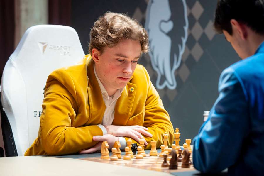 Vincent Keymer im Duell vergangene Woche in Weissenhaus.
