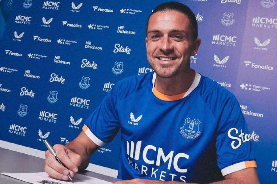 Grealish viu lesão interromper sequência no Everton