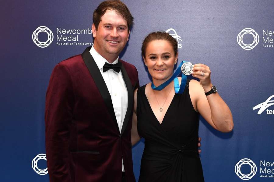 Tennis: Ashleigh Barty mit Ehemann Garry Kissick