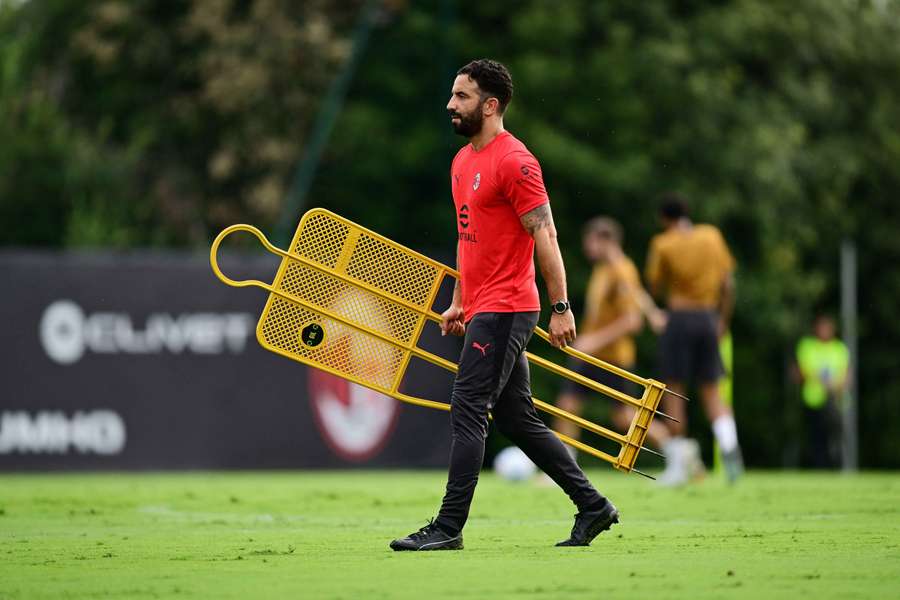 Ruben Amorim in allenamento