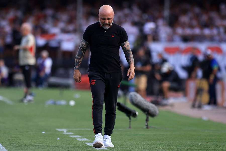 Sampaoli ficou irritado com perda da taça para o São Paulo