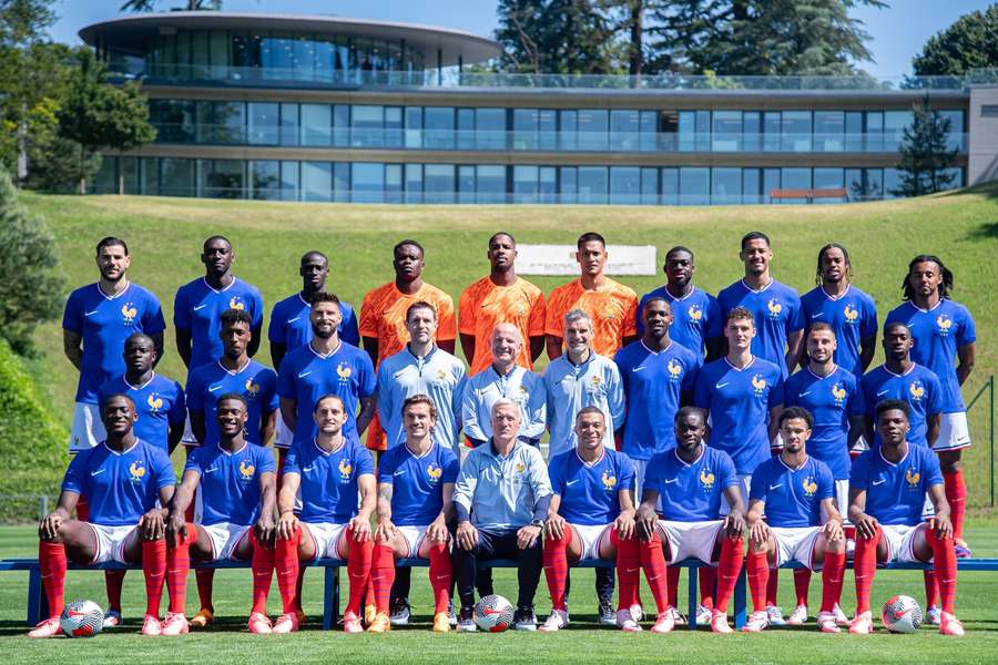 Das französische Team 2024.