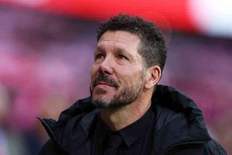 Trenér Atlétika Madrid Diego Simeone.