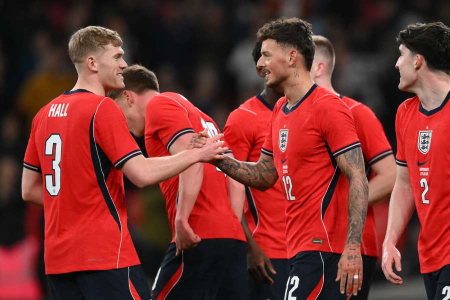 L’Angleterre lors du match amical face à l’Uruguay disputé à Wembley, le 27 mars 2026.