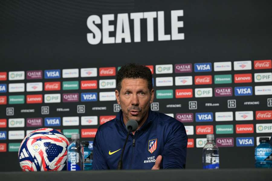 Simeone habla desde Seattle.