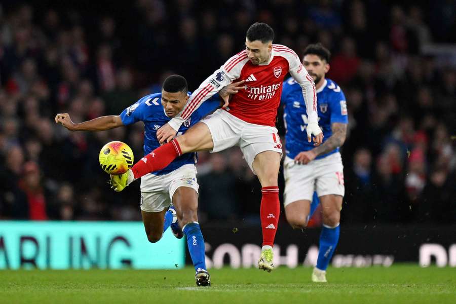 Martinelli happy to lay on goal for Arsenal teammate Gyokeres