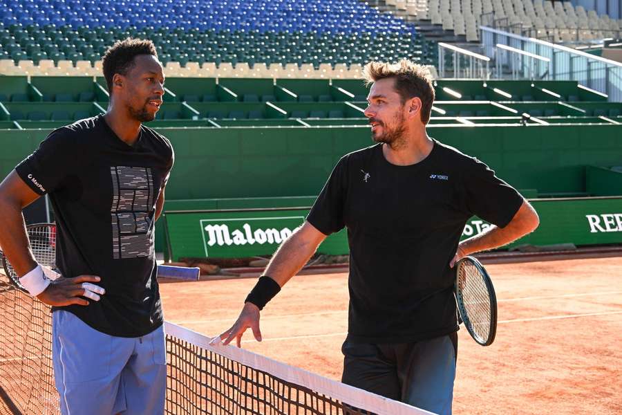 Mnfils (l.) und Wawrinka sind jeweils per Wildcard dabei