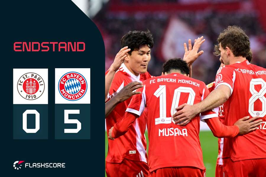 Die Bayern durften immer wieder jubeln.