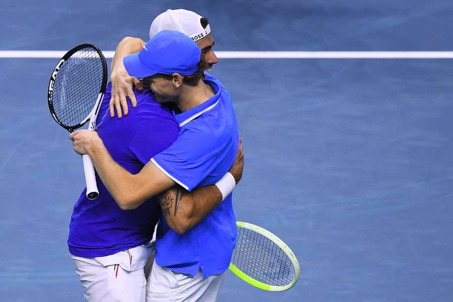 Matteo Berrettini y Jannik Sinner