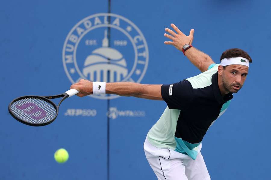 Grigor Dimitrov sorgte für den FlashMoment des Tages.