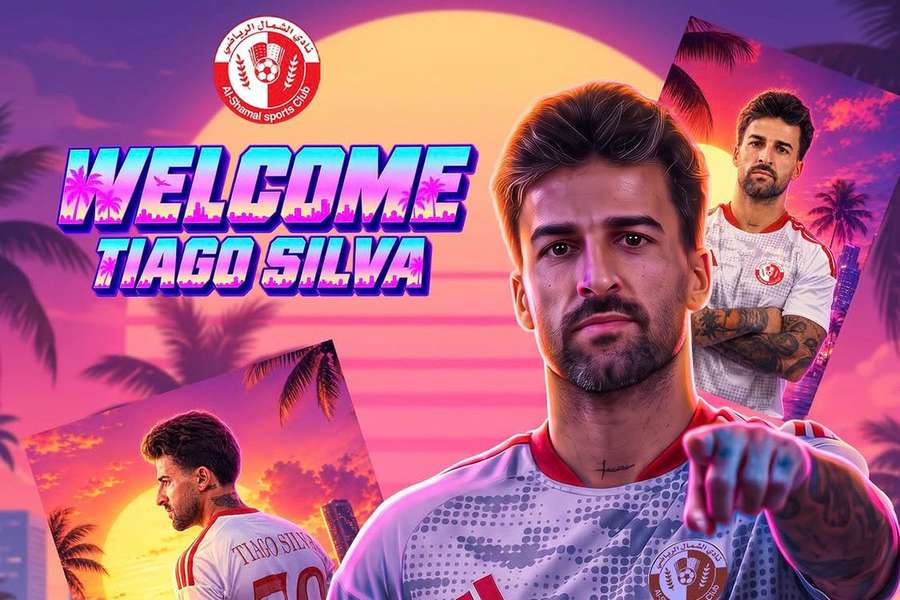 Tiago Silva vai jogar no Al-Shamal Tiago Silva vai jogar no Al-Shamal