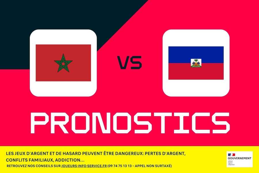 Maroc - Haïti : pronostics CDM 2026, meilleurs paris et cotes (3ᵉ journée) Maroc - Haïti : pronostics CDM 2026, meilleurs paris et cotes (3ᵉ journée)